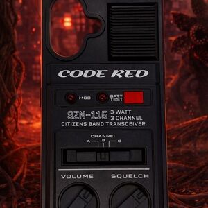 Stranger Things “Code Red” Walkie Talkie iPhone 17 Phone Case